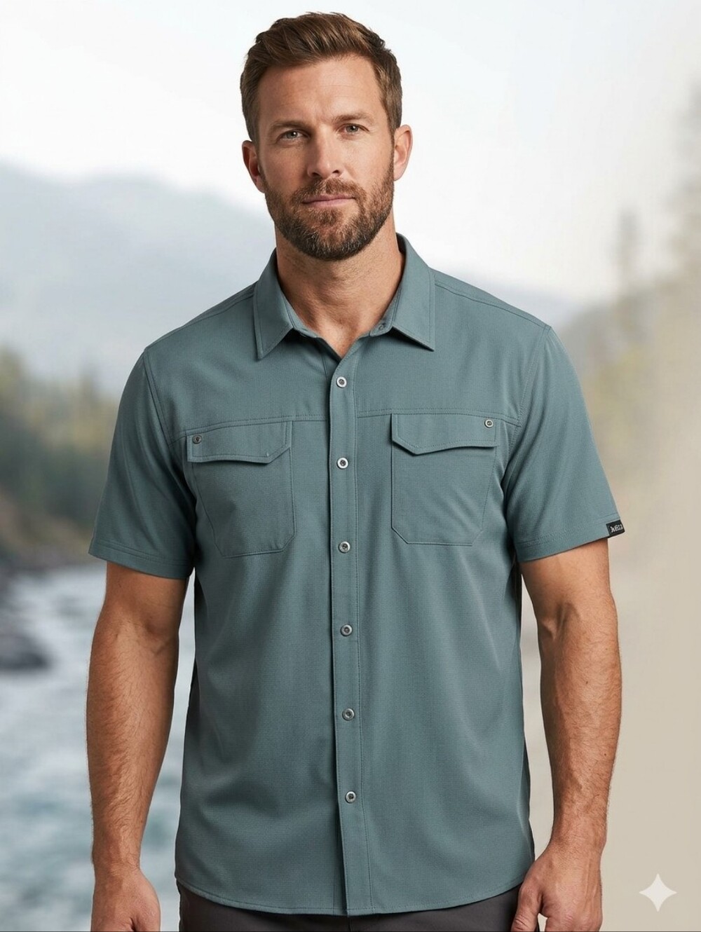 Gillz Men's Short Sleeve Performance Fishing Hiking Shirt
